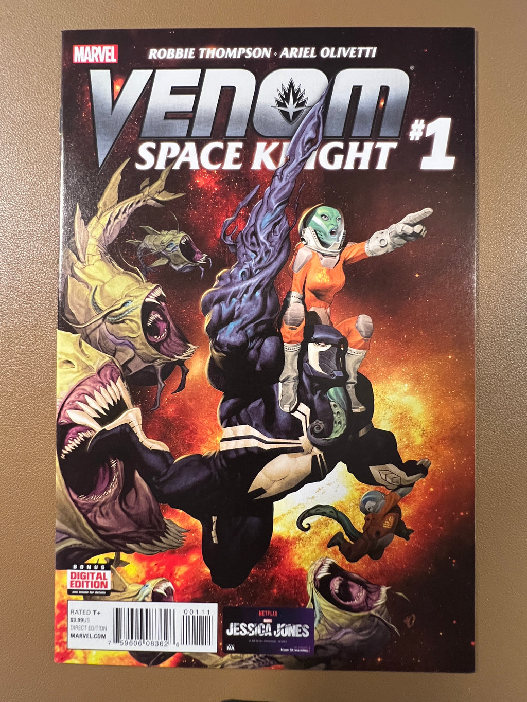 Venom: Space Knight #1–2 + Action Figure Variant #1 Lot