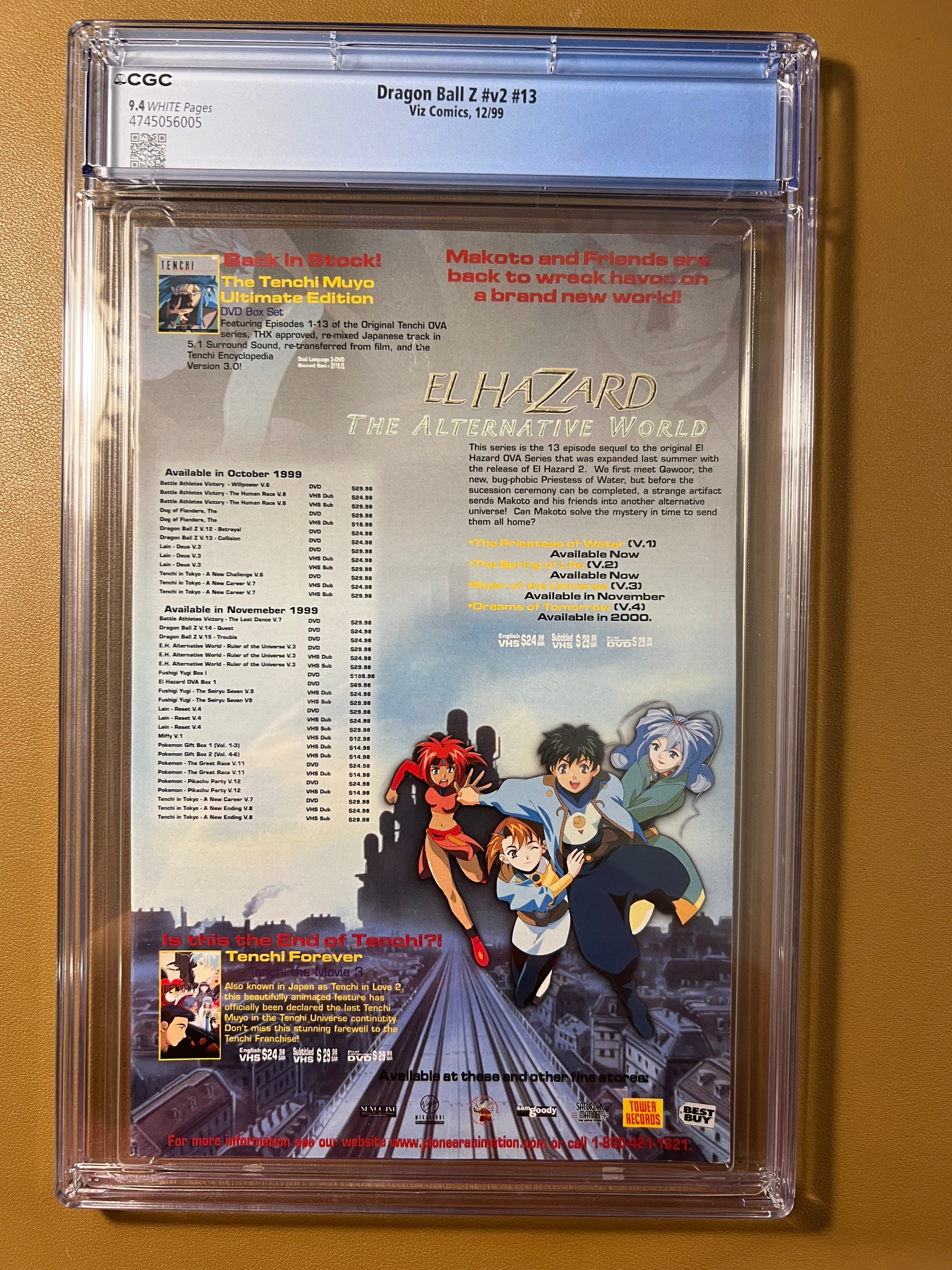 Dragon Ball Z Part 2 #13 CGC 9.4