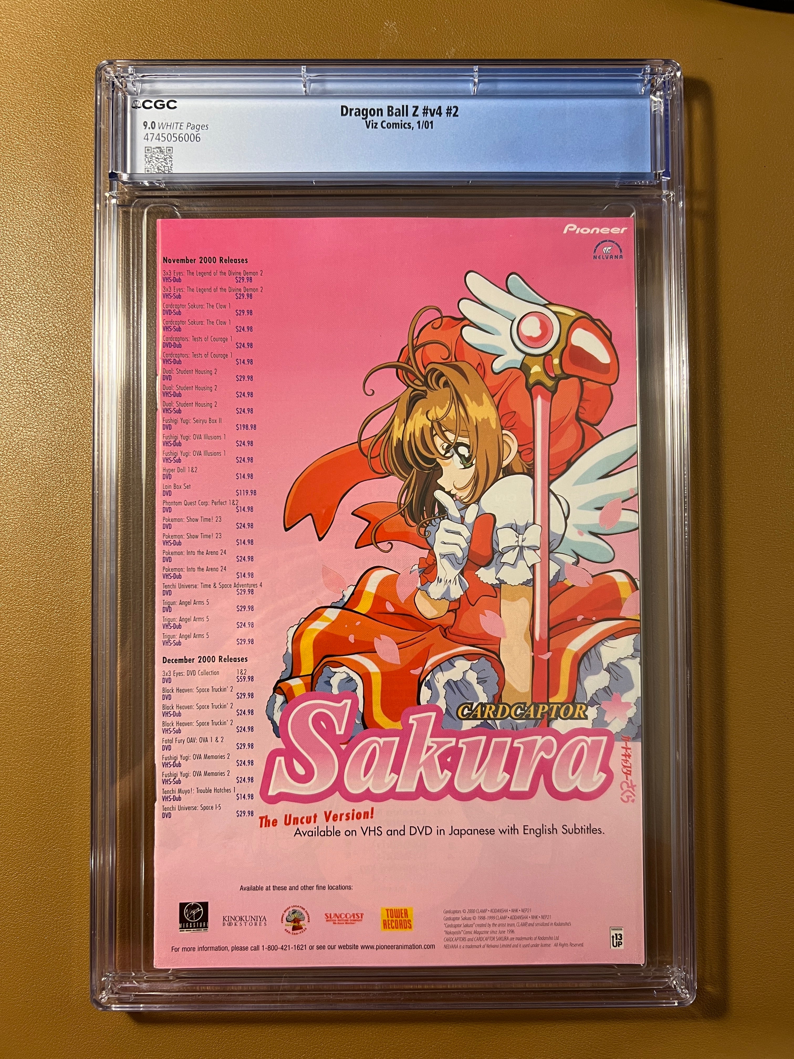 Dragon Ball Z Part 4 #2 CGC 9.0