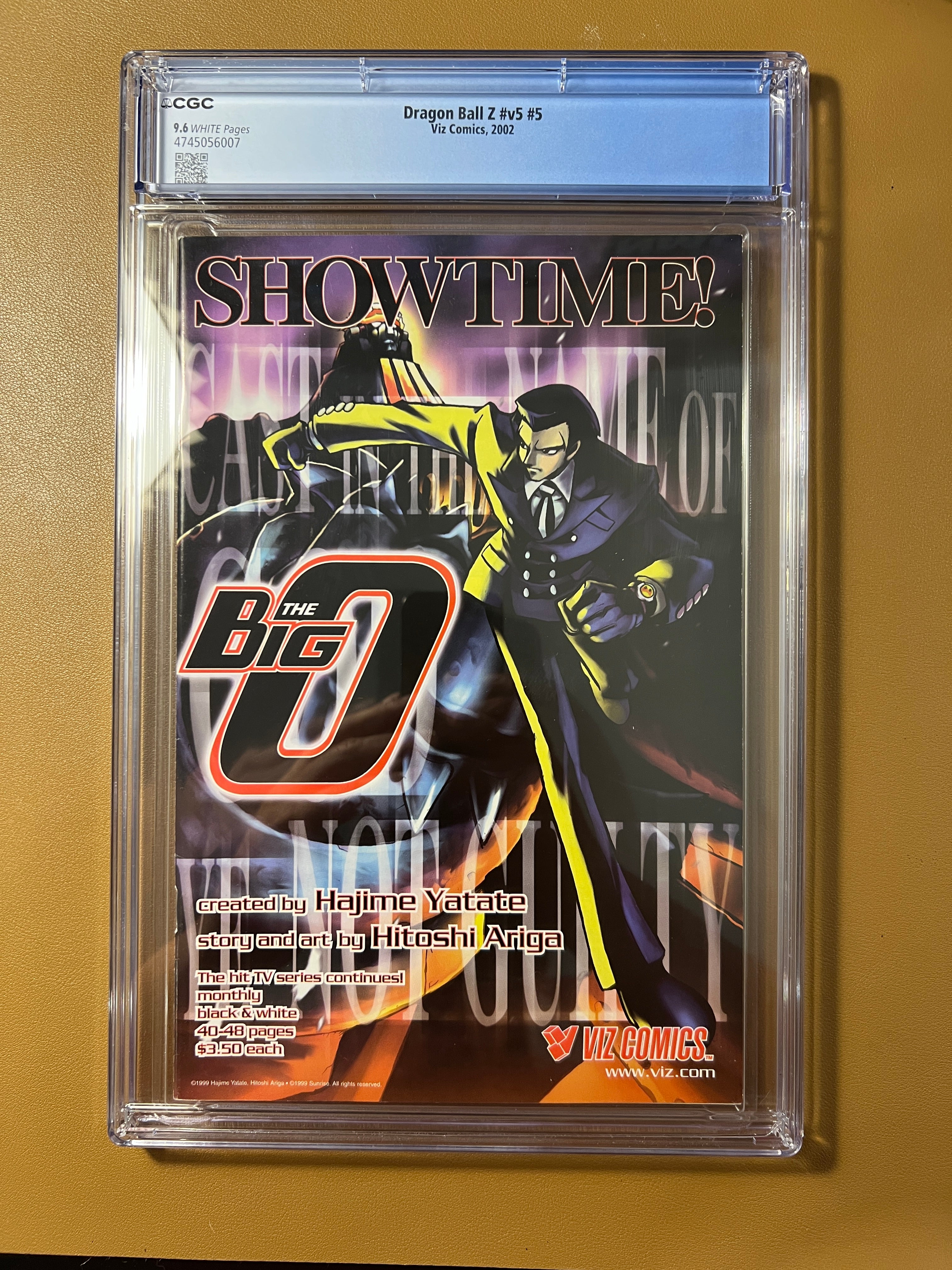 Dragon Ball Z Part 5 #5 CGC 9.6
