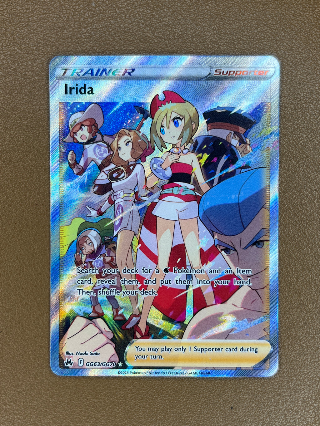 Irida GG63/GG70 – Galarian Gallery Full Art Trainer – Crown Zenith