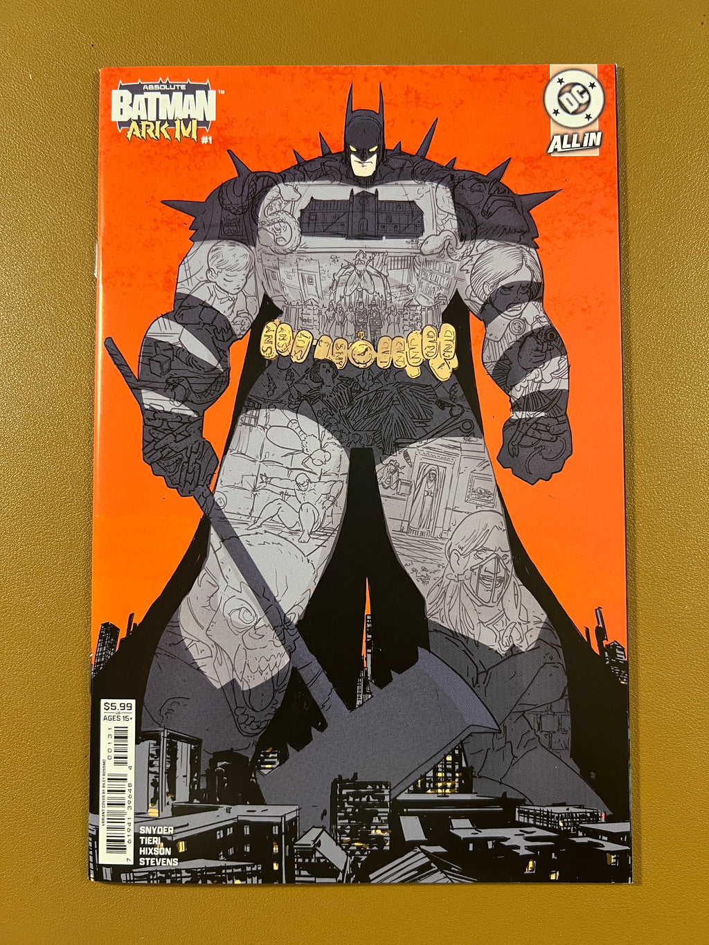Absolute Batman: Ark M #1 - Riley Rossmo Cover