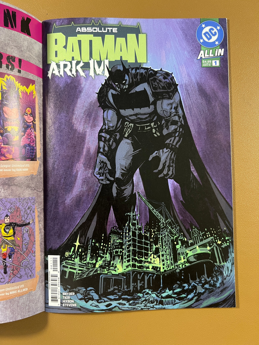 Absolute Batman: Ark M #1 - Riley Rossmo Cover