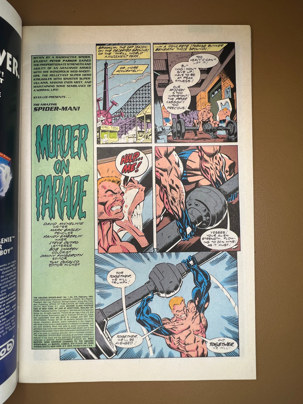 THE AMAZING SPIDER-MAN #374