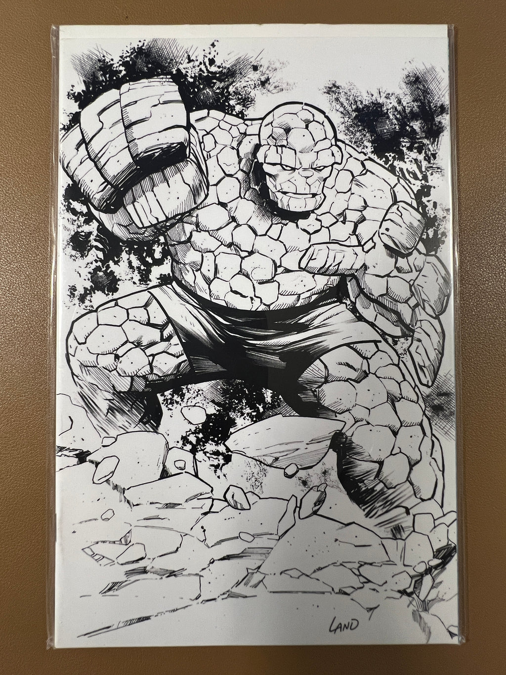 FANTASTIC FOUR #7 — THE THING SKETCH VARIANT!
