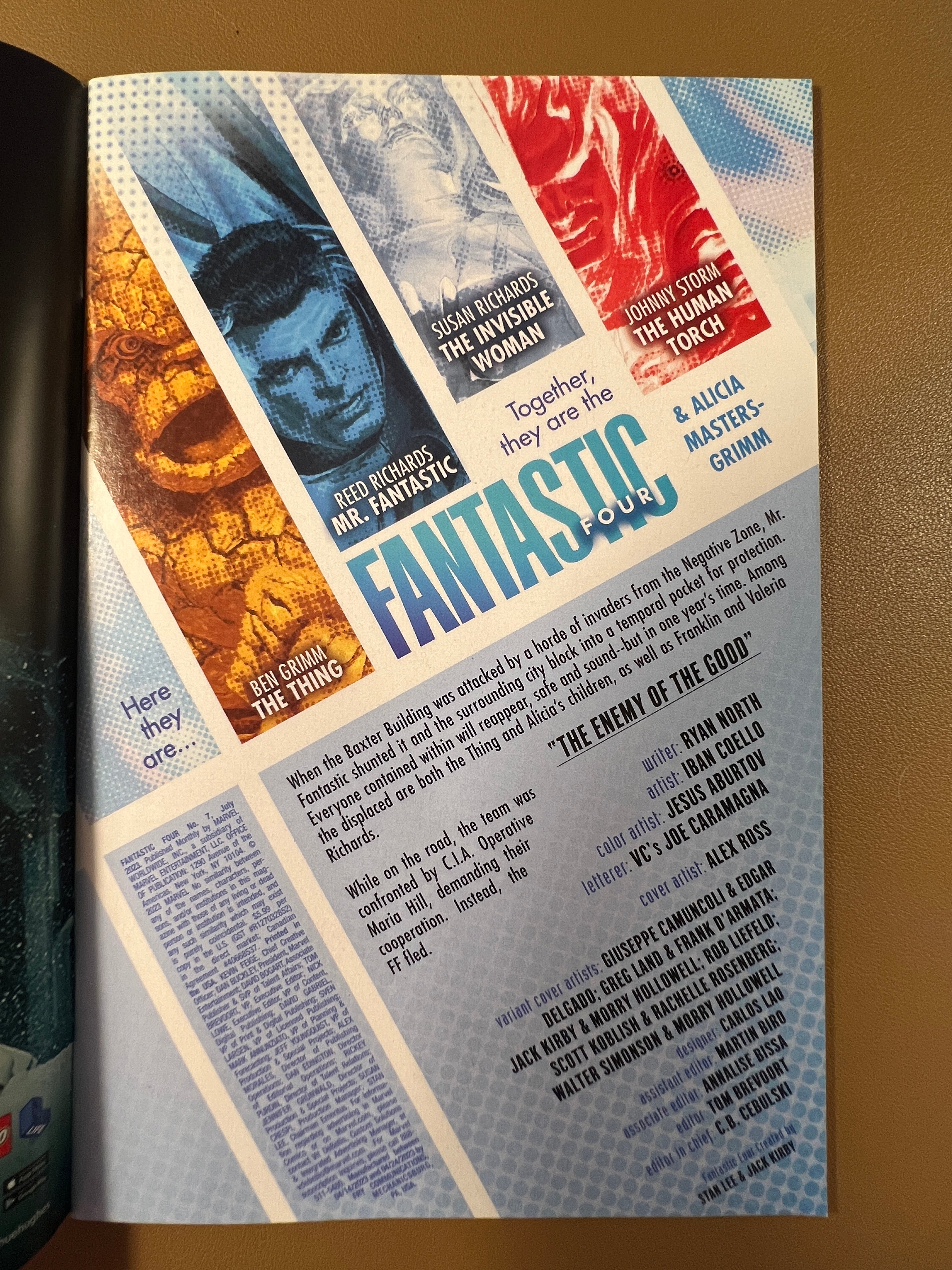 FANTASTIC FOUR #7 — THE THING SKETCH VARIANT!