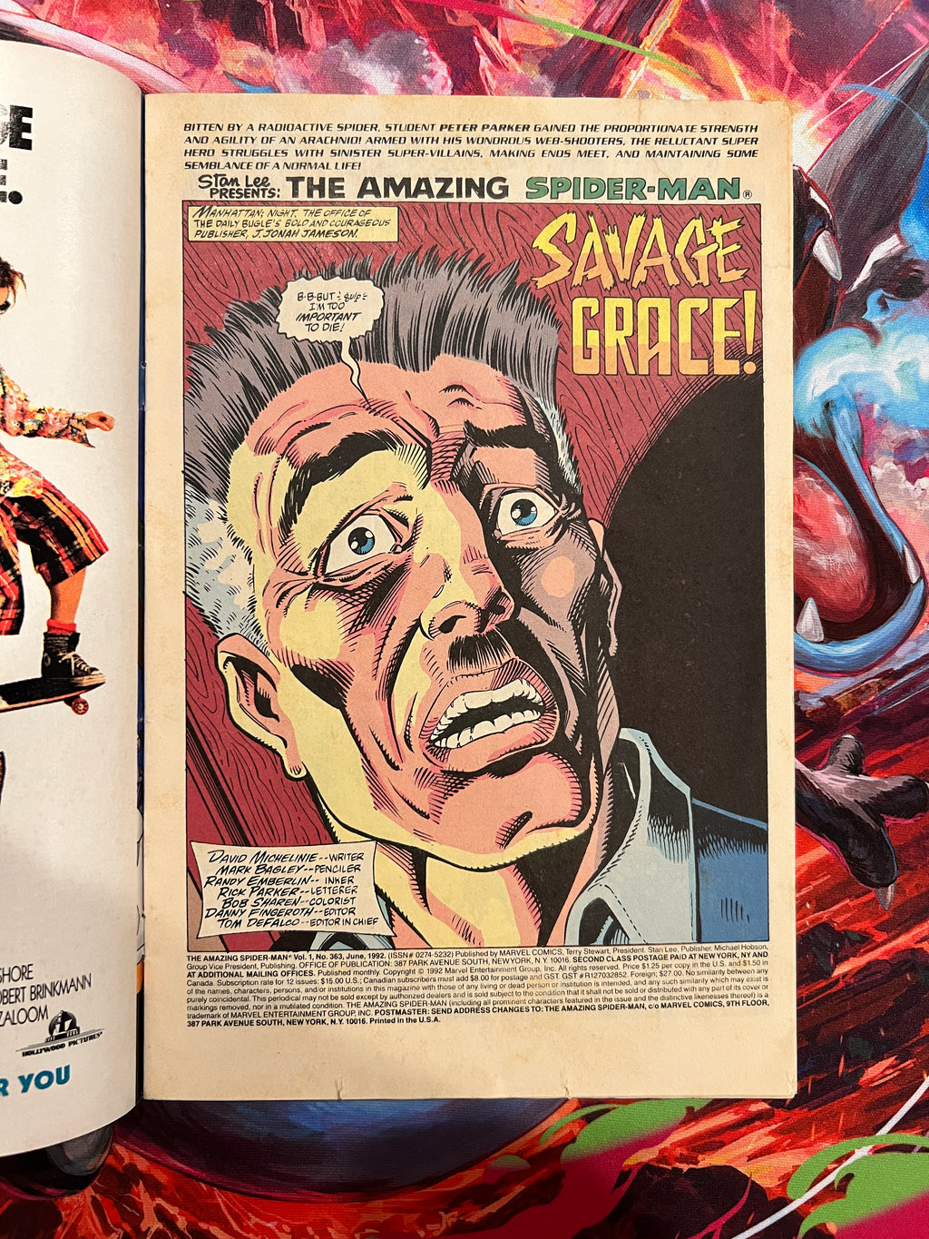 AMAZING SPIDER-MAN #363 (1992) — VENOM & CARNAGE!
