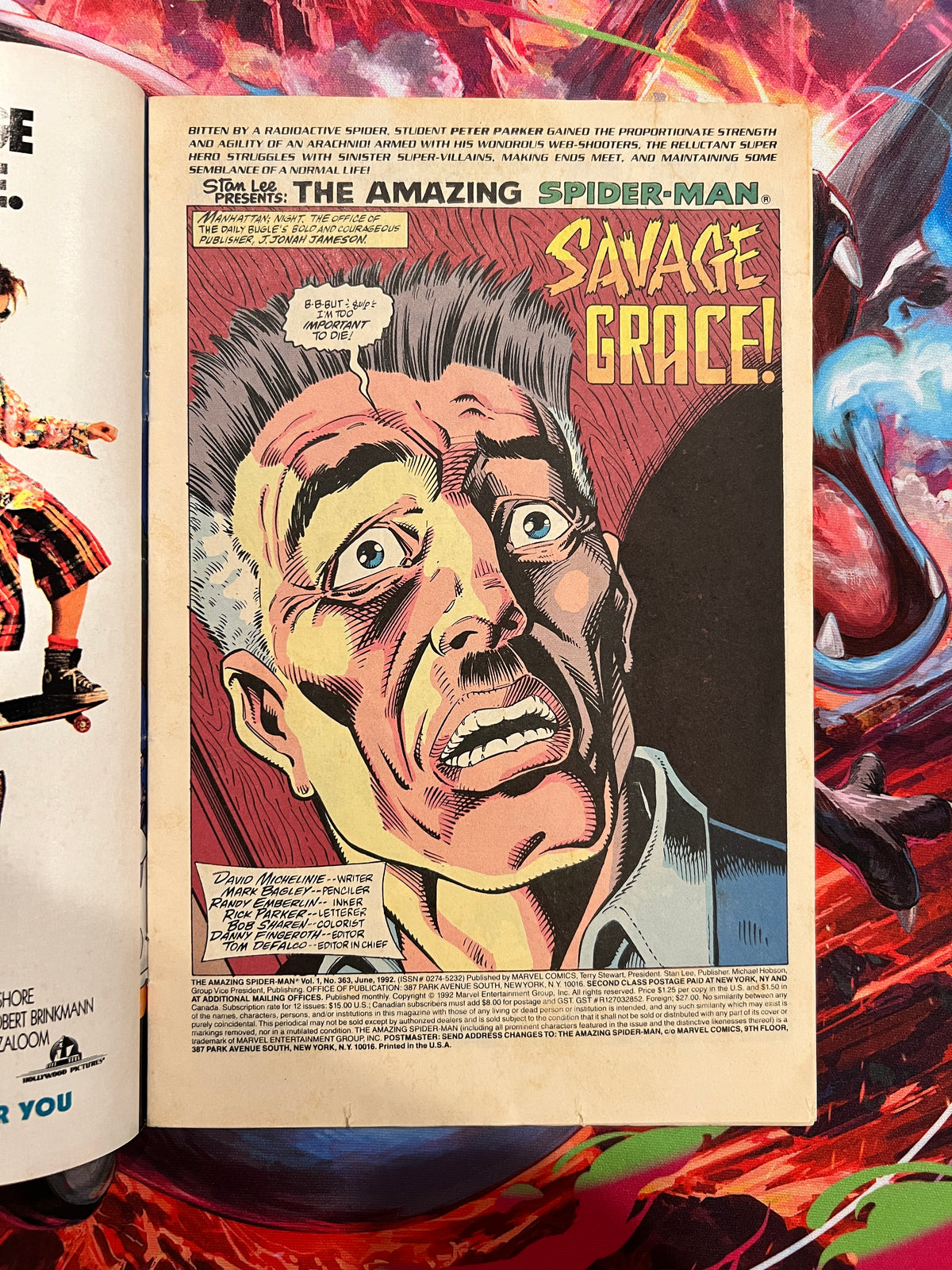 AMAZING SPIDER-MAN #363 (1992) — VENOM & CARNAGE!