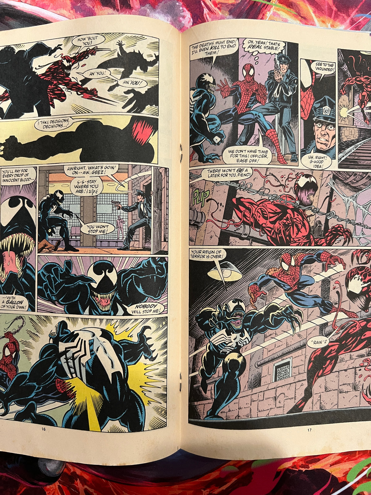 AMAZING SPIDER-MAN #363 (1992) — VENOM & CARNAGE!