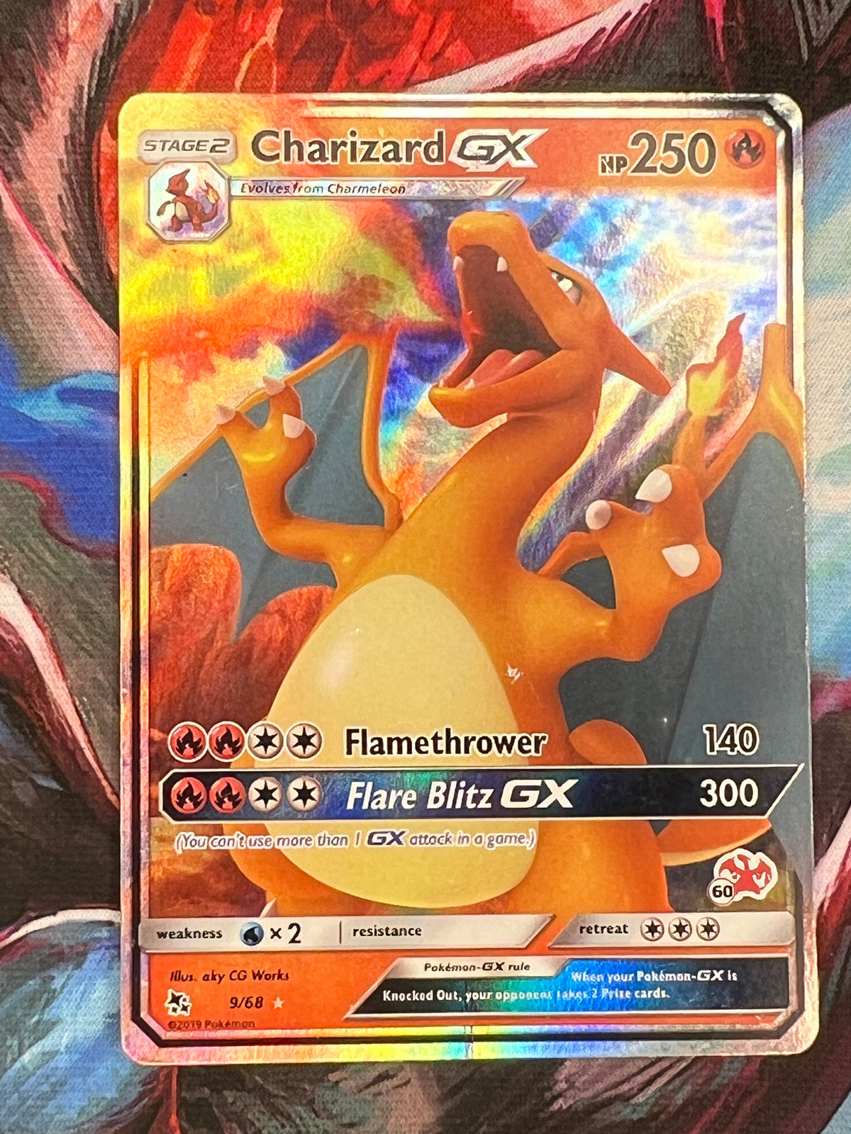 Charizard GX 9/68 Hidden Fates