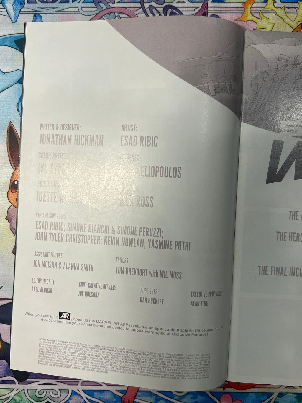 Secret Wars #2 (2015) 3rd Printing